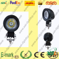 Luz de trabajo LED de 10 W, luz de trabajo LED de la serie Creee, luz de trabajo LED de 12 V CC para camiones